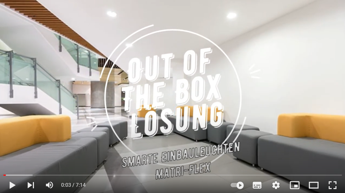 Out of the box Lösung LED Einbauleuchte EMX