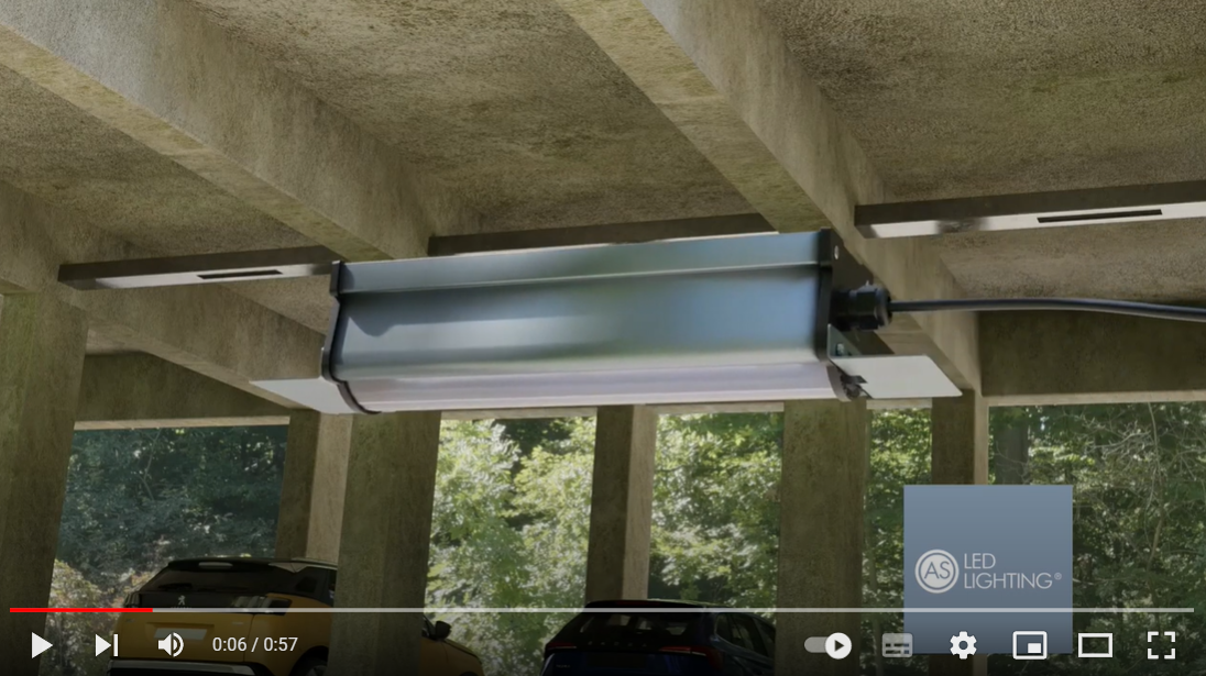 Montage- und Erklärvideo TGL hella als 1 zu 1 Ersatzlösung für Parkhausleuchten der ehemaligen Sparte von HELLA