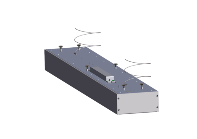 Magnetbefestigung der EMO_fit Einbauleuchte im Bestandskörper