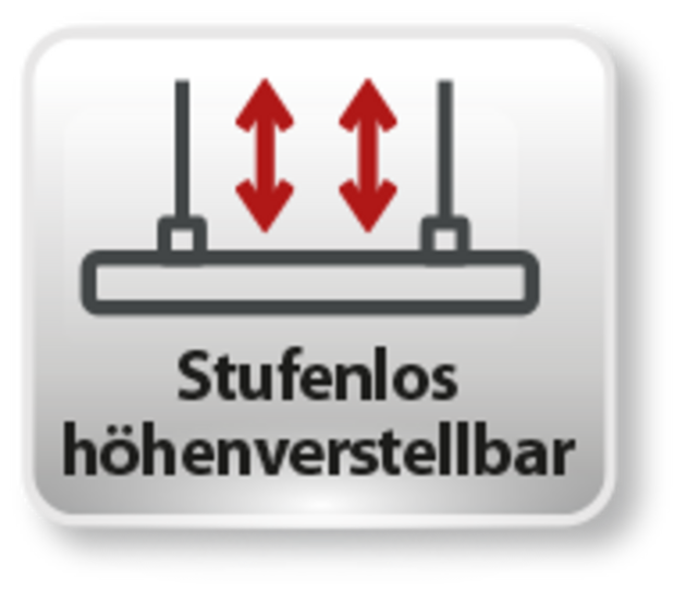 Produkticon stufenlos höhenverstellbar erklärt