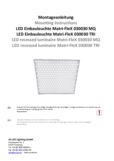 Montageanleitung EMX eckig