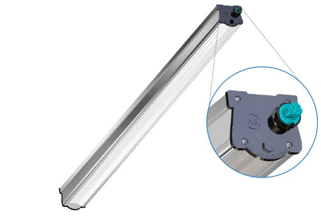 TGL Feuchtraumleuchten Typ System E mit einseitigem Wieland Stecksystem